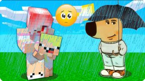 😃ЧИЛОВЫЙ ПАРЕНЬ ПРИЕХАЛ к НАМ в МАЙНКРАФТ! НУБИК ЛЕСКА МЕМ