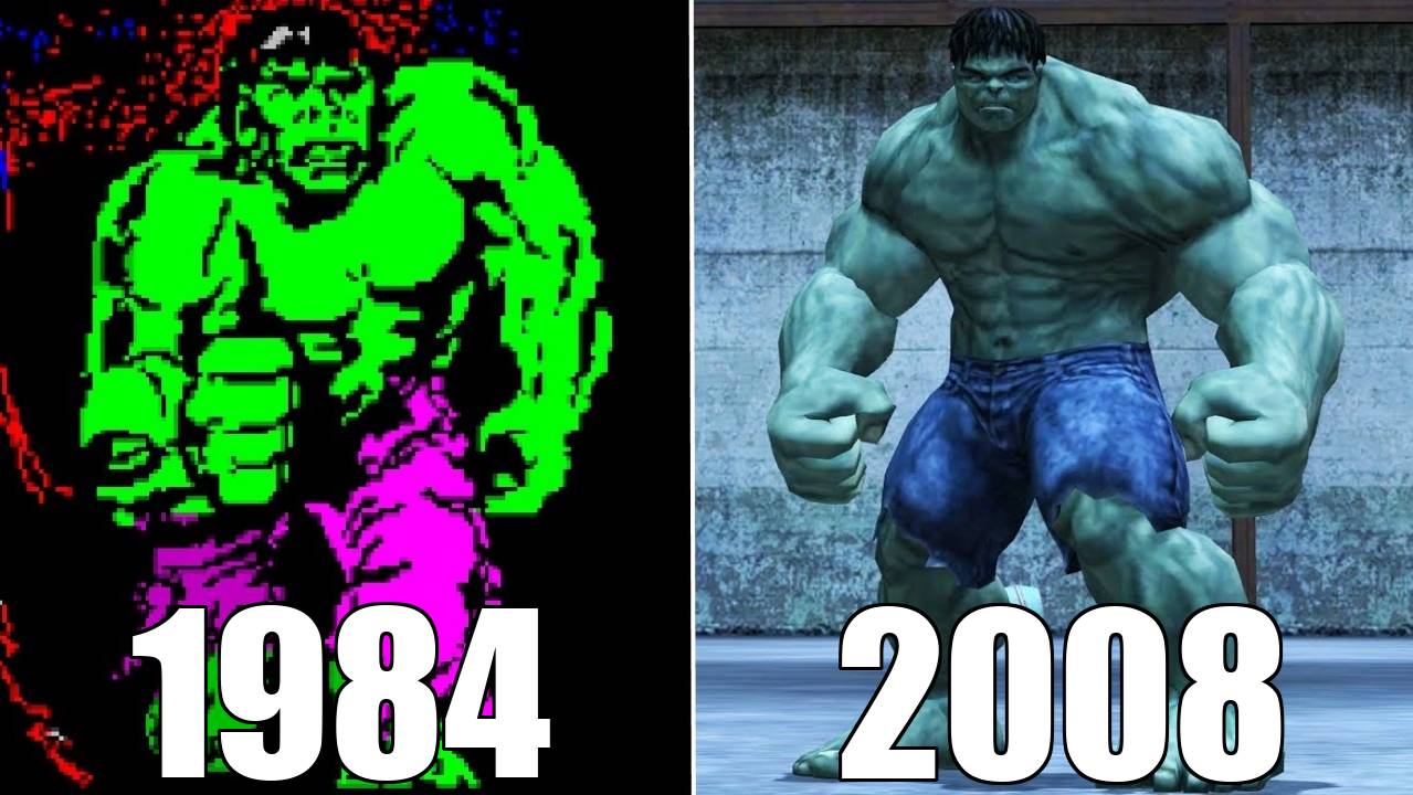 Эволюция серии игр про Халка [1984-2008] смотреть онлайн