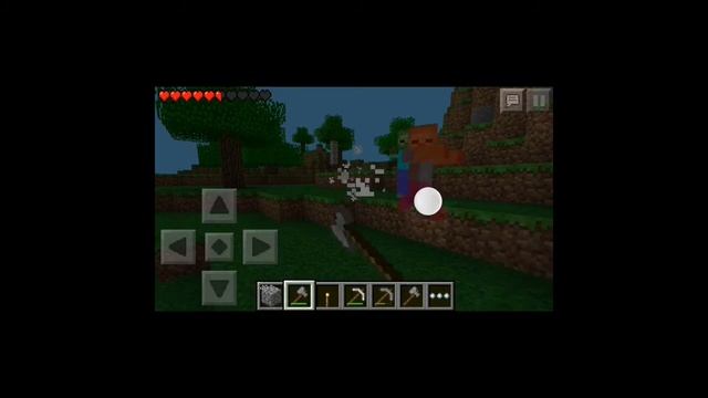 Похождения по миру Minecraft Pocket Edition #4 Крипер Гад! смотреть онлайн