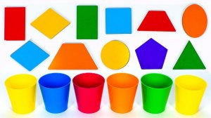 Раннее Развитие Детей - Фигуры и Цвета для Малышей.