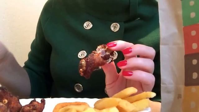 ASMR Eating - Burger King / АСМР еда чавканье жевание - Бургер Кинг