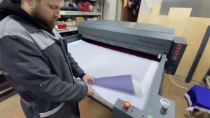Прекрасная печать на термопрессе THOR 171 RC с системой резервных нагревательных контуров