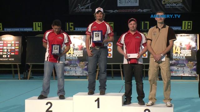 Podium – Recurve men's | Nimes 2011 Archery World Cup Indoor Challenge смотреть онлайн