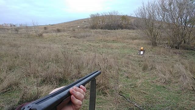 Выстрел из MP43КН патроном на дымном порохе.