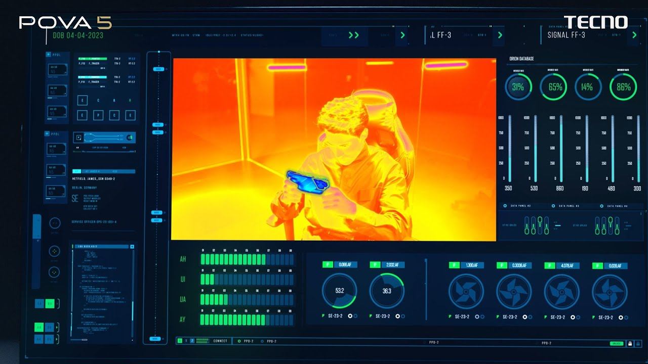 Тестируем систему охлаждения Pova 5 в лаборатории