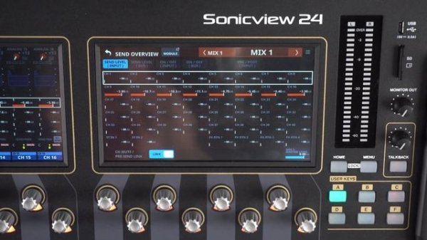 Sonicview Learning Center - Send Control, Pan Operation, and N-1 Settings