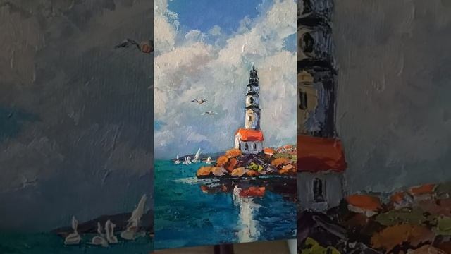 10 апреля 2024 г. #art #painting #oilpaintinglandscape смотреть онлайн