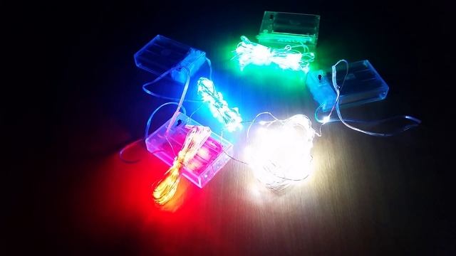 5M String Lights LED Battery Powered смотреть онлайн