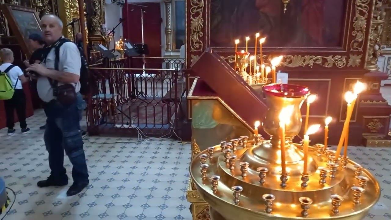 Псковский кремль. Собор святой троицы 2. Виды внутри смотреть онлайн