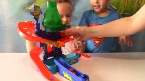 🚗Хот Вилс Научная Лаборатория СМЕНИ ЦВЕТ Трек HOT WHEELS Обзор