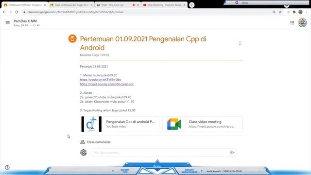 Pengenalan C++ di android Pemdas 01.09.2021 смотреть онлайн