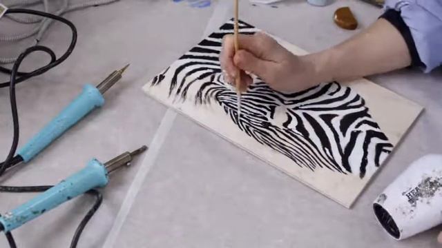 Zebra time lapse painting смотреть онлайн