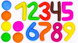 Лепим Цифры из Пластилина - Учим Цвета и Числа на Английском Языке!