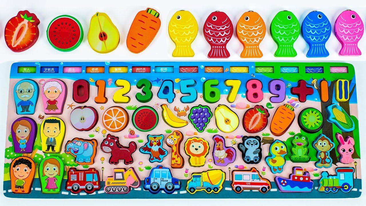 Запуск Речи для Малышей! Играем с Деревянными Игрушками. смотреть онлайн