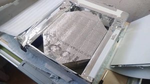 Бумажный теплообменник после двух лет работы