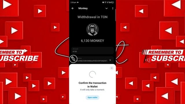 MONKEY AIRDROP TELEGRAMBOT WITHDRAWALPROCESSTAB CLAIM$100EACHPERSON #monkeyairdrop#mokey#telegrambo смотреть онлайн