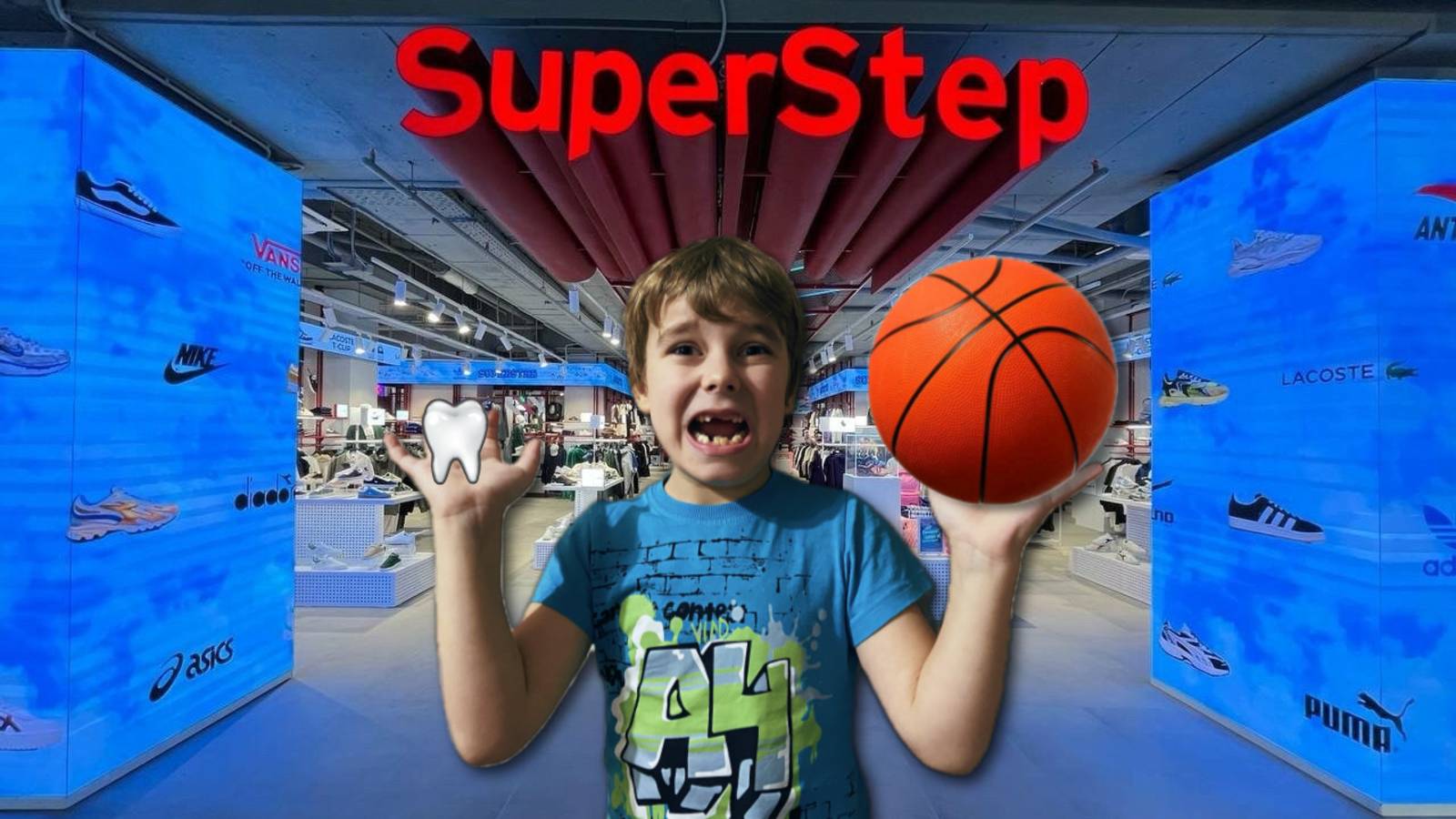 SuperStep - ВЫБИЛ ЗУБ В САМОМ ПРОДВИНУТОМ МАГАЗИНЕ ТОПОВЫХ БРЕНДОВ С PlayStation5 И СКЕЙТ ПУЛОМ смотреть онлайн