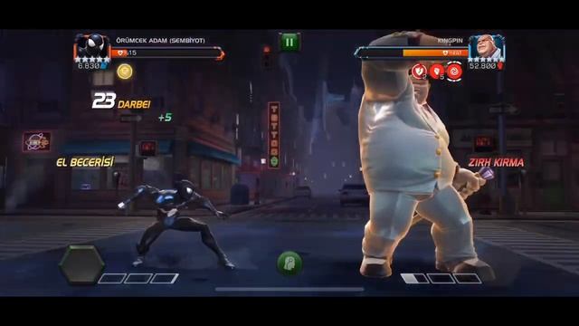 Nick Fury Event Kingpin with Spider Man (Symbiote) Crazy Damage - MCOC Marvel Contest of Champions смотреть онлайн