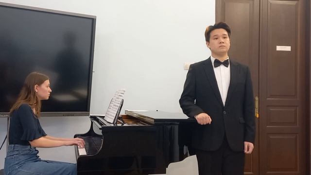 Беллини, Романс Эдгара из оперы "Беатриче ди Тенда"-поёт Хао Чэнь, концертмейстер Анжелика Антонова