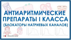Антиаритмические препараты 1 класса - блокаторы натриевых каналов