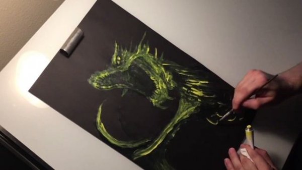 QUICK PAINTING OF SMAUG THE DRAGON