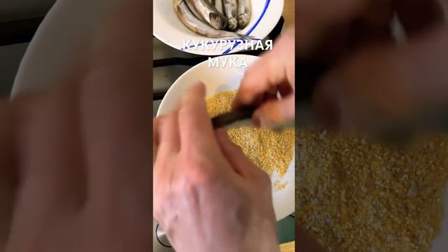 Мужская кухня. Готовим мойву в кукурузной муке на топленом масле #рыба #жарим #мойва #кухня #еда смотреть онлайн