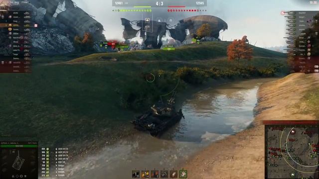TVP T 50_51-ЛУЧШИЙ БАРАБАН СРЕДИ СТ ОДИН В ПОЛЕ ВОЙН! 7Kills Master!!! World of Tanks смотреть онлайн