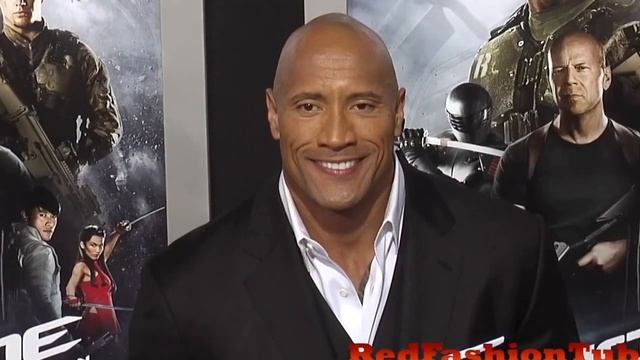 Dwayne Johnson And Lauren Hashian At The Film Premiere Of 'G.I.Joe: Retaliation'