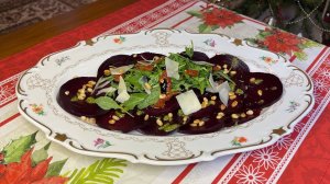 Карпаччо из Свеклы - эта Закуска из обычной Свёклы поразила не только меня, но и моих гостей