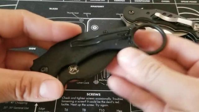 Fox knives Bastinelli Karambit "black bird" смотреть онлайн