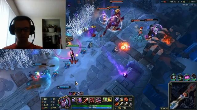 VARUS CARRIES + Webcam Fails - League of Legends Gameplay Highlights - DKraem LoL Highlights #1 смотреть онлайн