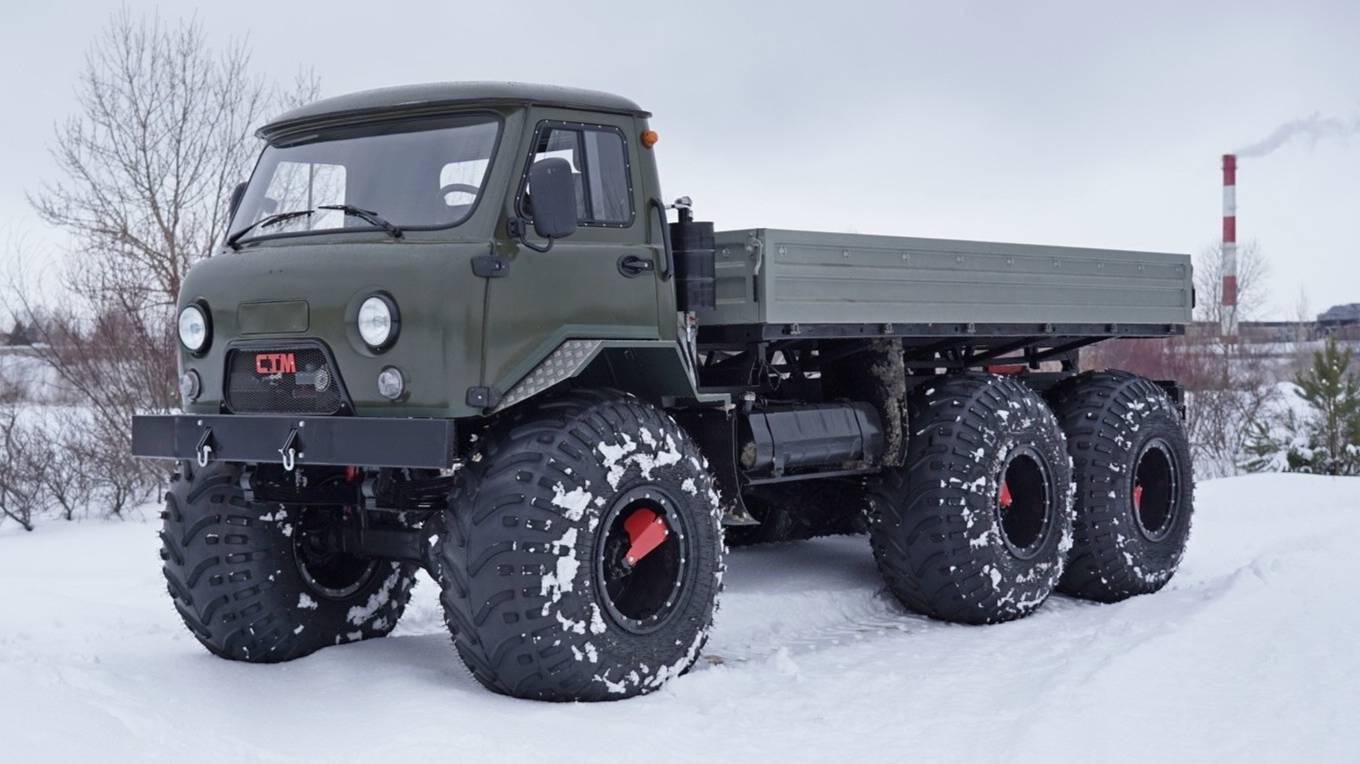 Вездеход на шинах низкого давления СТМ-39960 смотреть онлайн