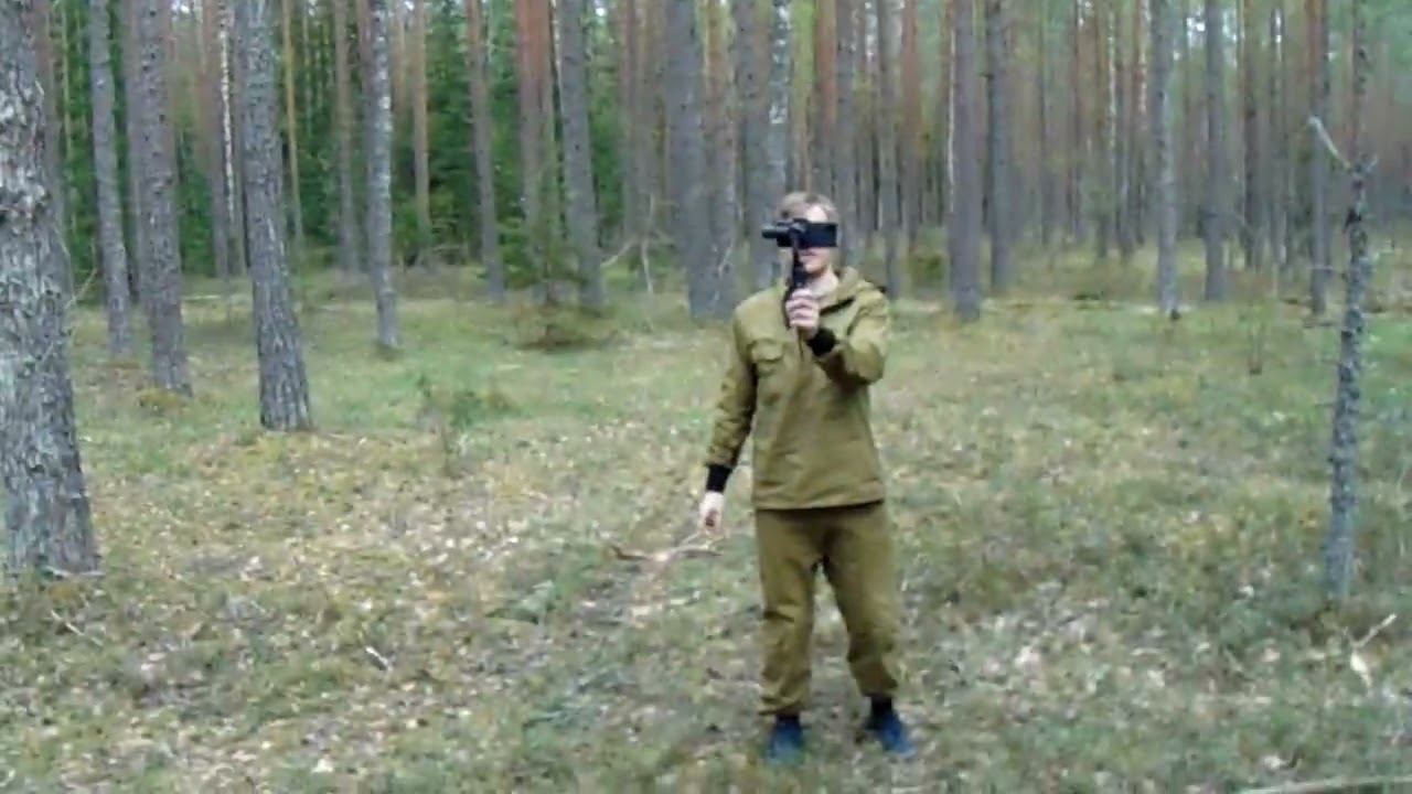 Заехали на территорию Псковской области, попался чудесный сосновый бор. смотреть онлайн