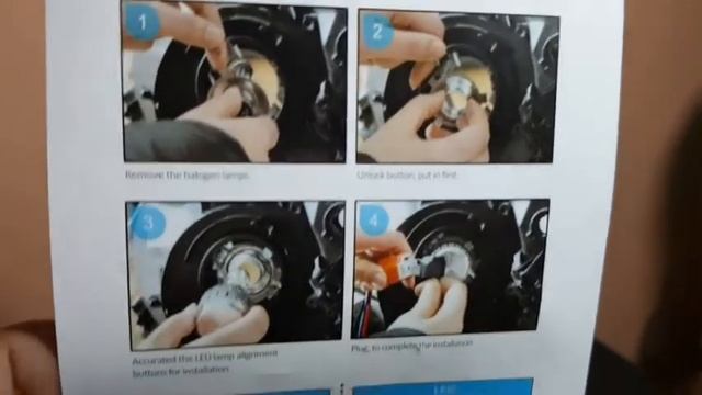 Cara pasang lampu LED Headlight C6 H4 pada Mobil. How to install the C6 H4 LED Headlight on the Car смотреть онлайн