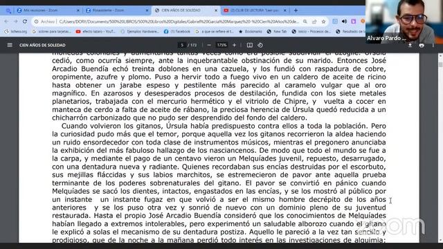 CLUB DE LECTURA "Leer para soñar" Cien años de soledad 1ra Sesión смотреть онлайн