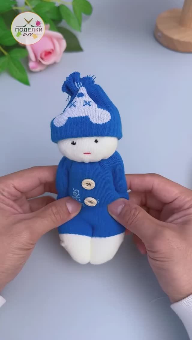 Как сделать из носков куклу смотреть онлайн