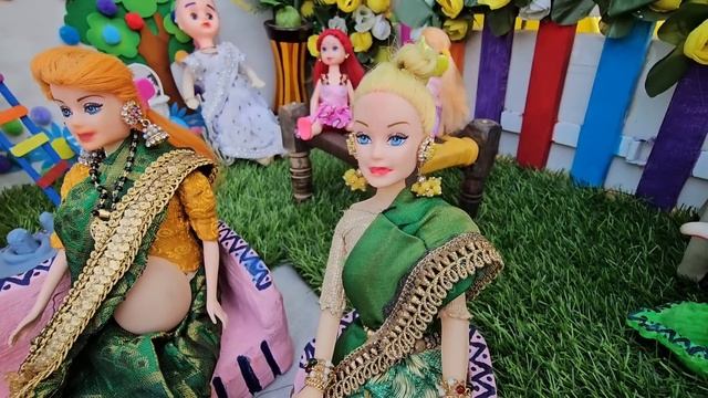 Barbie Doll All Day Routine In Indian Village/Sita Ki Kahani Part-227/Barbie Doll Bedtime Story смотреть онлайн