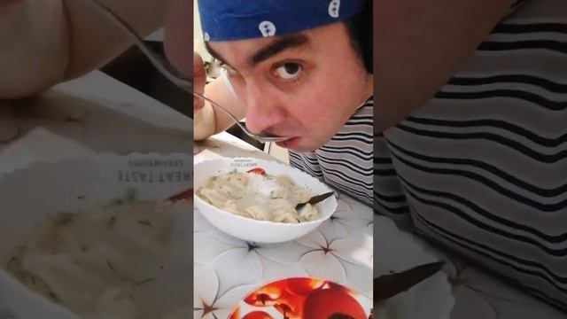 Кушаю домашние пельмени со сметаной. #пельмени #домашняяеда #обжора #кулинарныйблог #foodblog смотреть онлайн