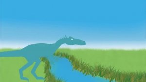 Dinosaurs Cartoons Battles:  Monolophosaurus vs Baryonyx