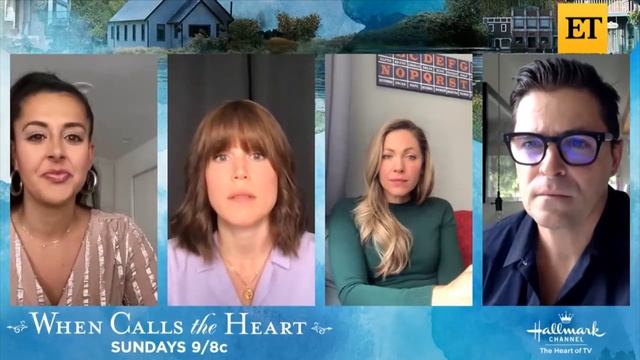 When Calls the Heart's Erin Krakow, Pascale Hutton and Kavan Smith Talk END of the Love Triangle смотреть онлайн