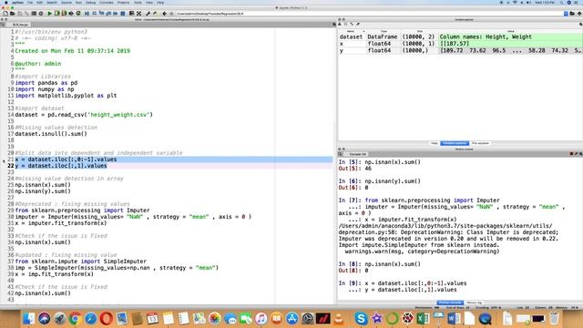 T18 - Simple Linear regression ( Practice Solution ) in Tamil - Machine learning course free смотреть онлайн