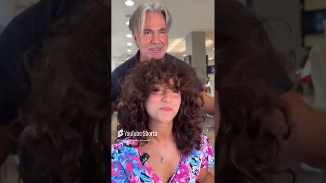 Стрижка Каскад на кудрявые волосы 😍 смотреть онлайн