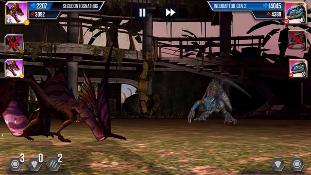 BAJADASAURUS DEFEAT 10 OPPONENTS | JURASSIC WORLD THE GAME смотреть онлайн