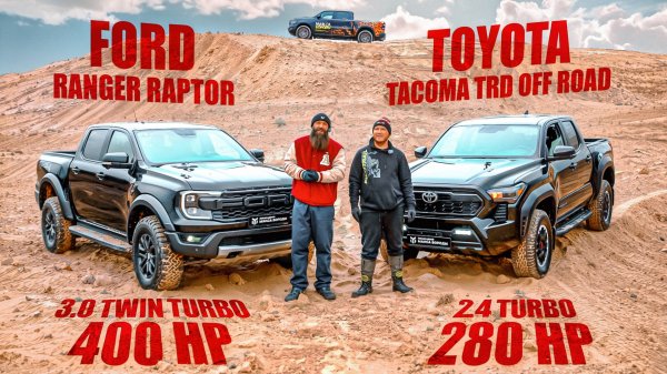 Ford против Toyota | Ranger Raptor VS Tacoma TRD off-road #ford #raptor #toyota #trd #макс #борода