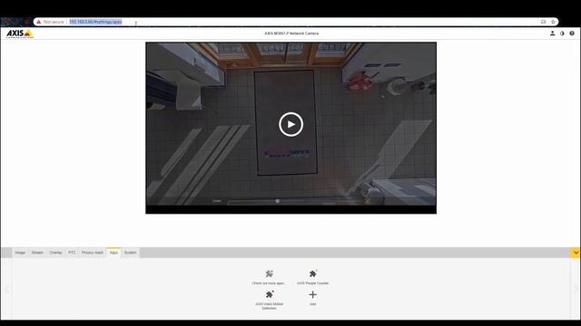 Configuration tip Setting up AXIS People Counter using AXIS M3067 P Network Camera смотреть онлайн