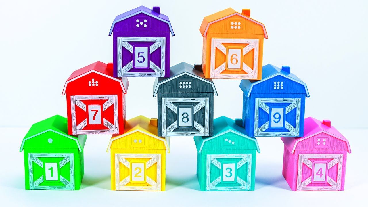 Образовательное Видео для Детей на Английском Языке - Цвета, Цифры и Животные! смотреть онлайн