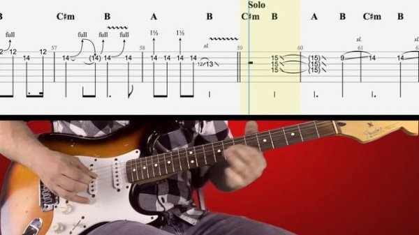 Jimi Hendrix - All Along the Watchtower - Guitar Tab Lesson Cover Tutorial