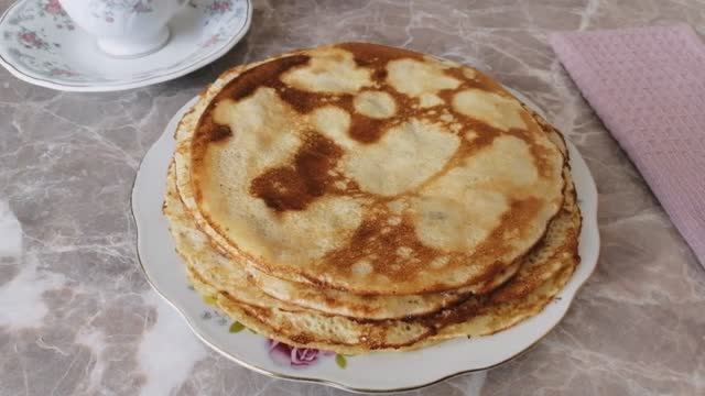 Заварные БЛИНЫ Самые вкусные БЛИНЧИКИ! Время блинов МАСЛЕНИЦА смотреть онлайн