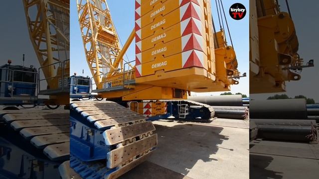 600 Tons Crawler Crane | Terex Demag #terrex #demag #crane #crawlercrane смотреть онлайн