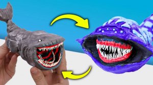 Лепим БЛУПА и ЭЛЬ ГРАН МАЙЯ! Морские МОНСТРЫ из Пластилина!
